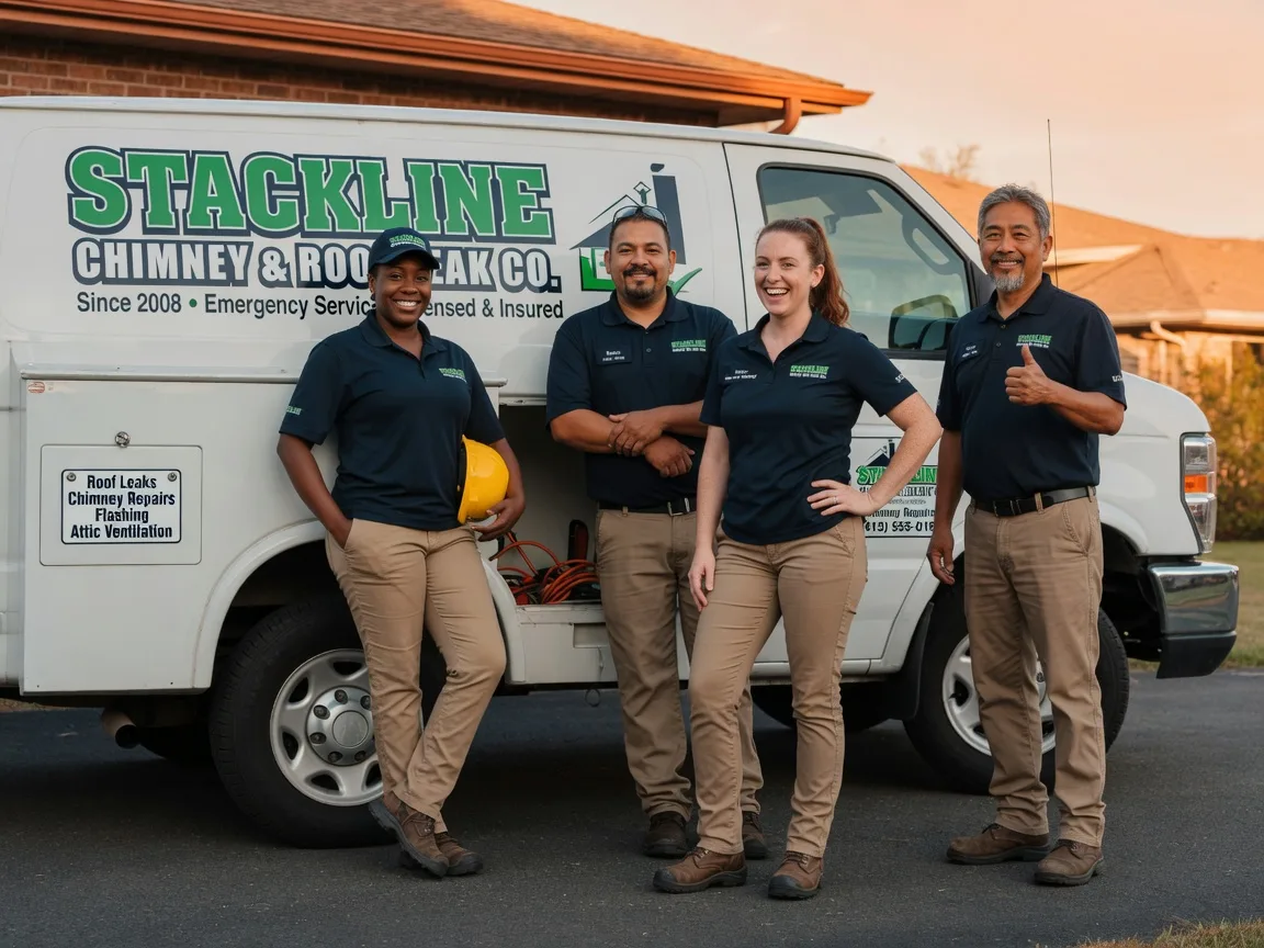 Chimney flashing repair company in Gas, KS